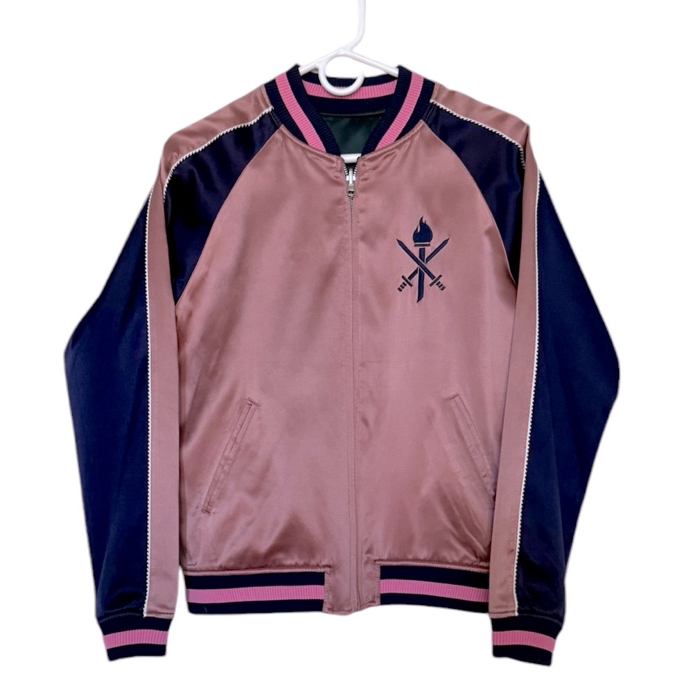 Opening Ceremony Size S Reversible Souvenir Sakujan Silk Jacket New